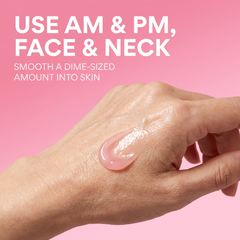 How to use collagen jelly cream, apply AM and PM to face and neck
