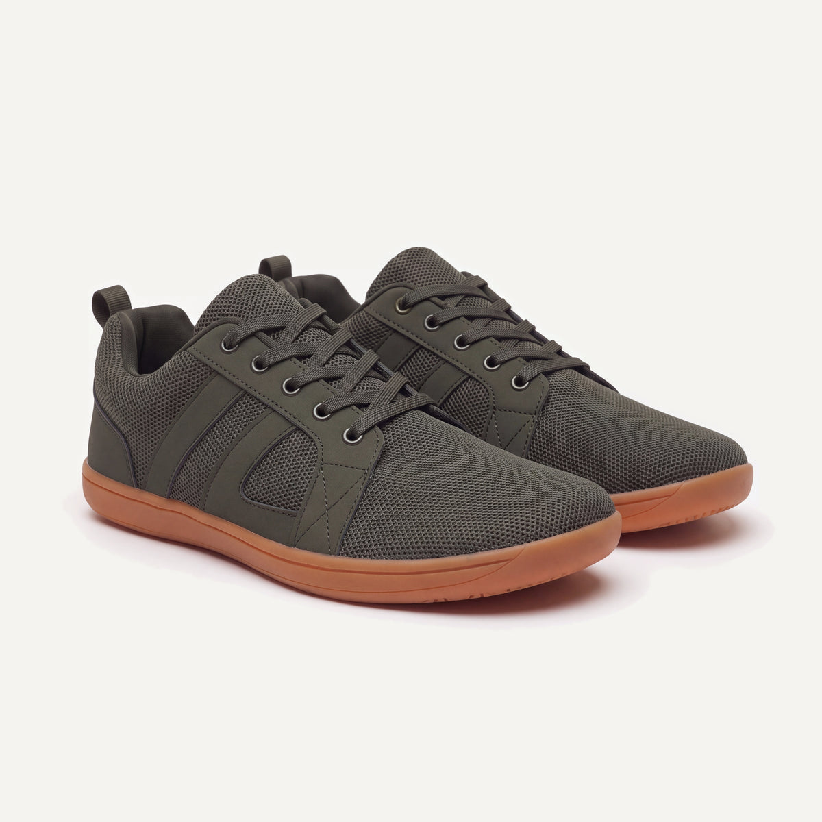 Ogni Vie in Army Green, pair, front three-quarter view