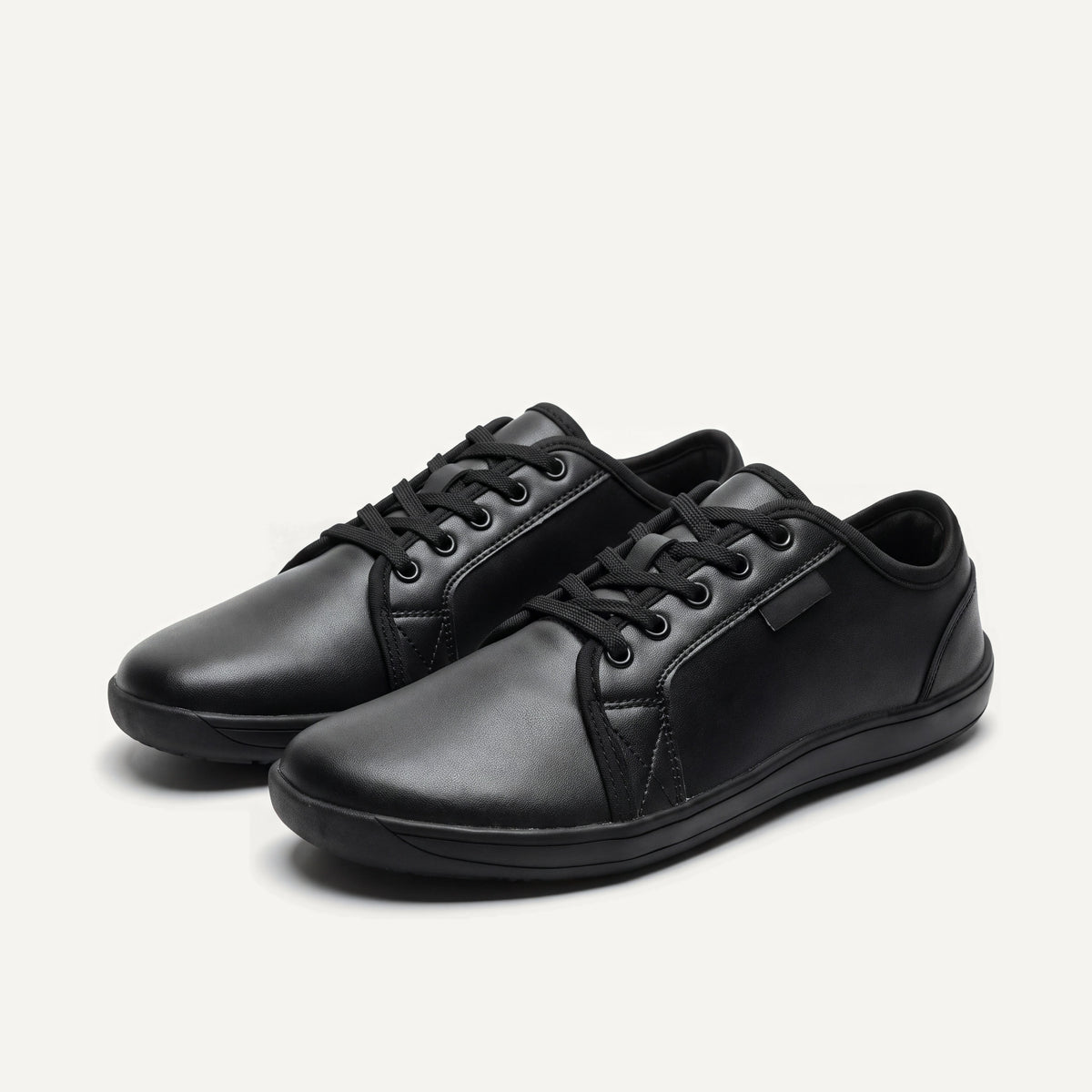 Pelle Vie in Black, pair, front three-quarter view