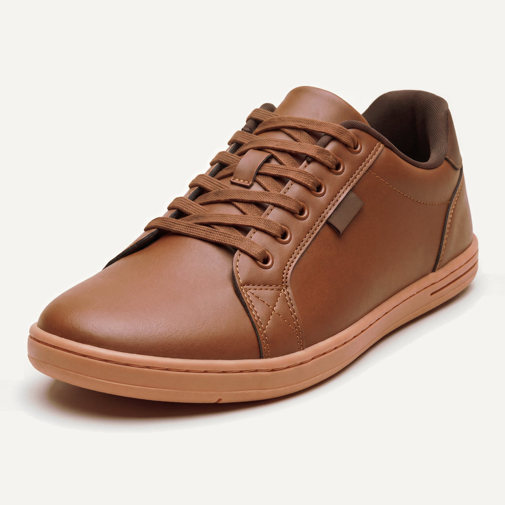 Pelle Vie in Mocca, front three-quarter view