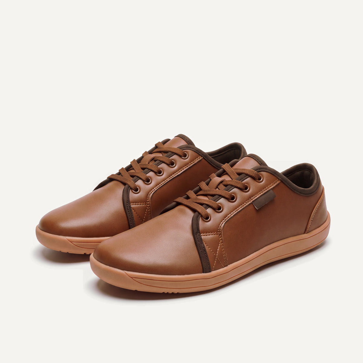 Pelle Vie in Mocca, pair, front three-quarter view